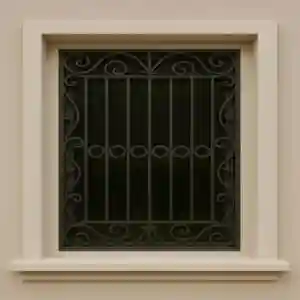 حفاظ پنجره پیچک بهاری با طراحی هنری