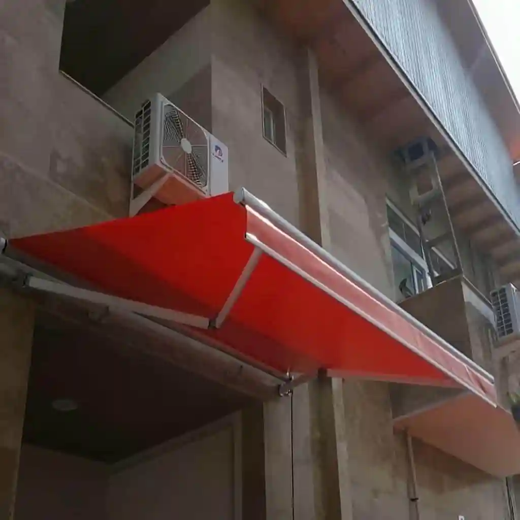 نصب استاندارد سایبان برقی