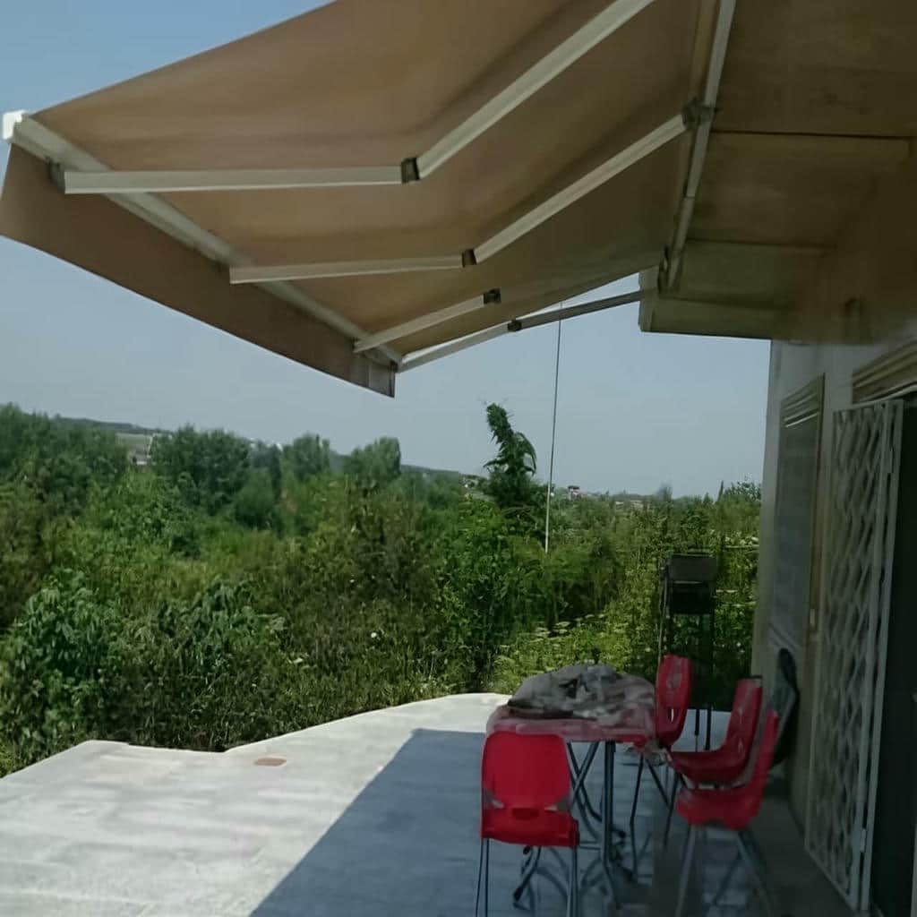 سایبان برقی اتوماتیک مغازه و پارکینگ 240 خدمات پس از فروش سایبان برقی
