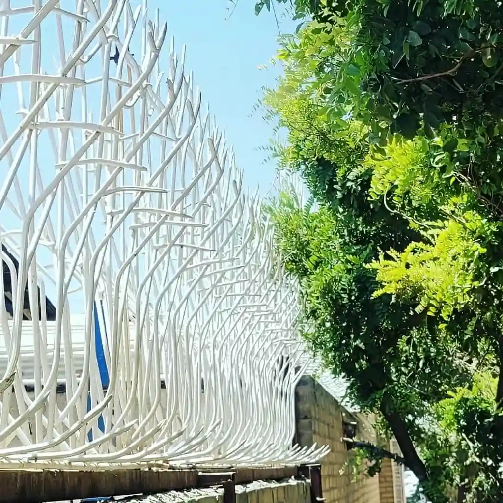 نرده آهنی دیوار طراحی خاص