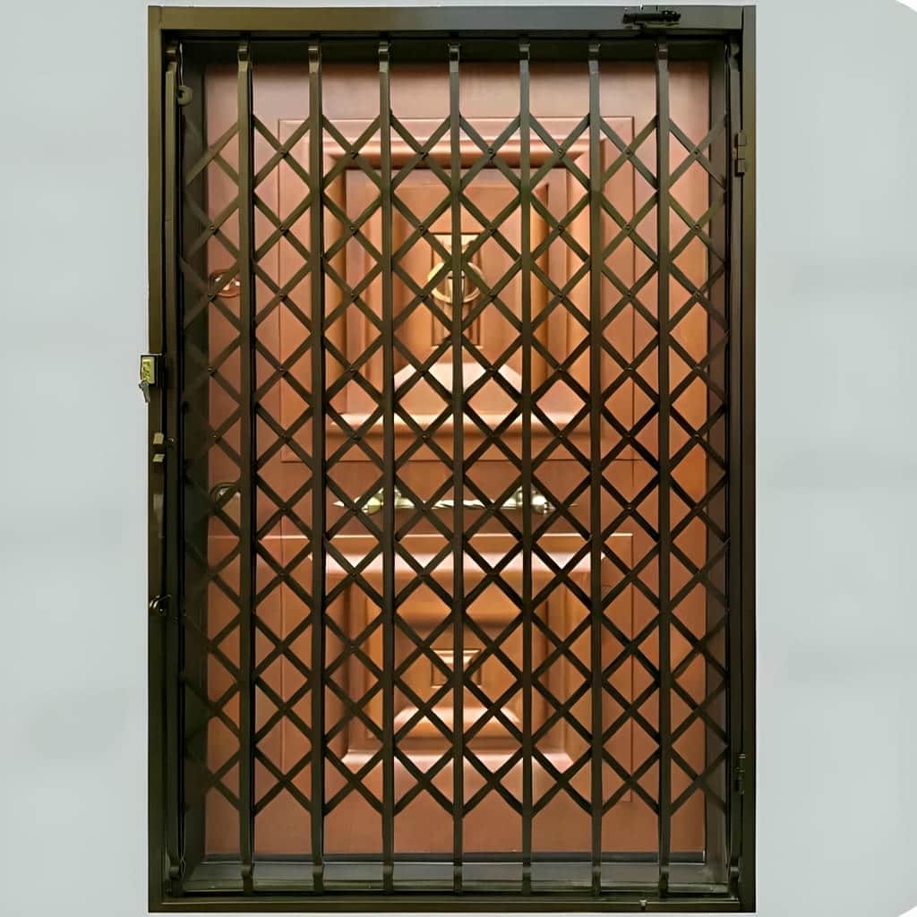 فروش حفاظ آکاردئونی تمام گل دوبل سه جداره