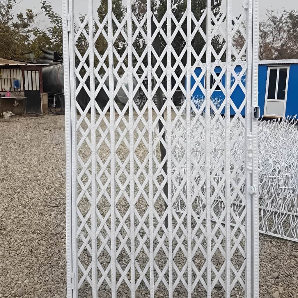 فروش حفاظ آکاردئونی تمام گل دوبل چهار جداره