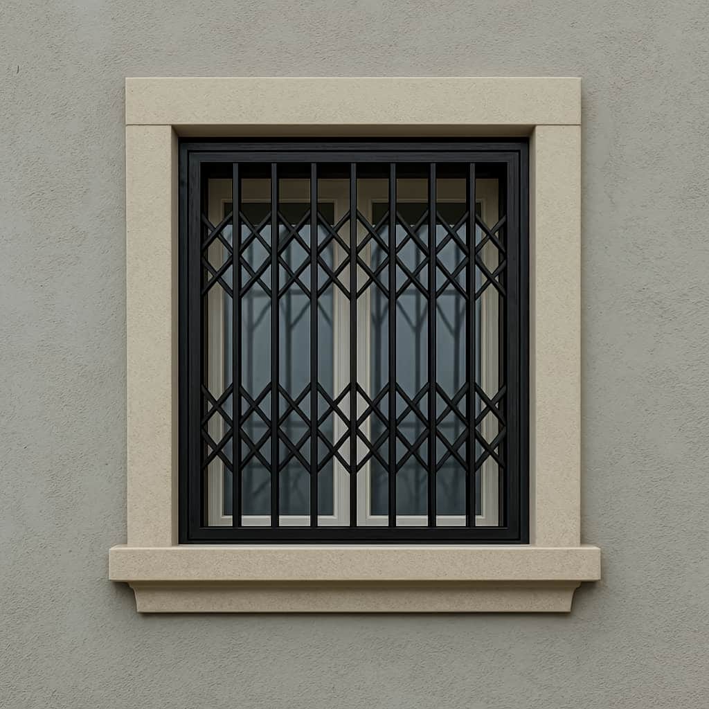 حفاظ پنجره کشویی متحرک ریلی ساخت