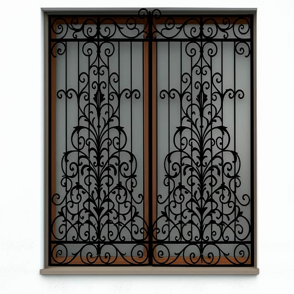 حفاظ پنجره اشرافی زرین نصب