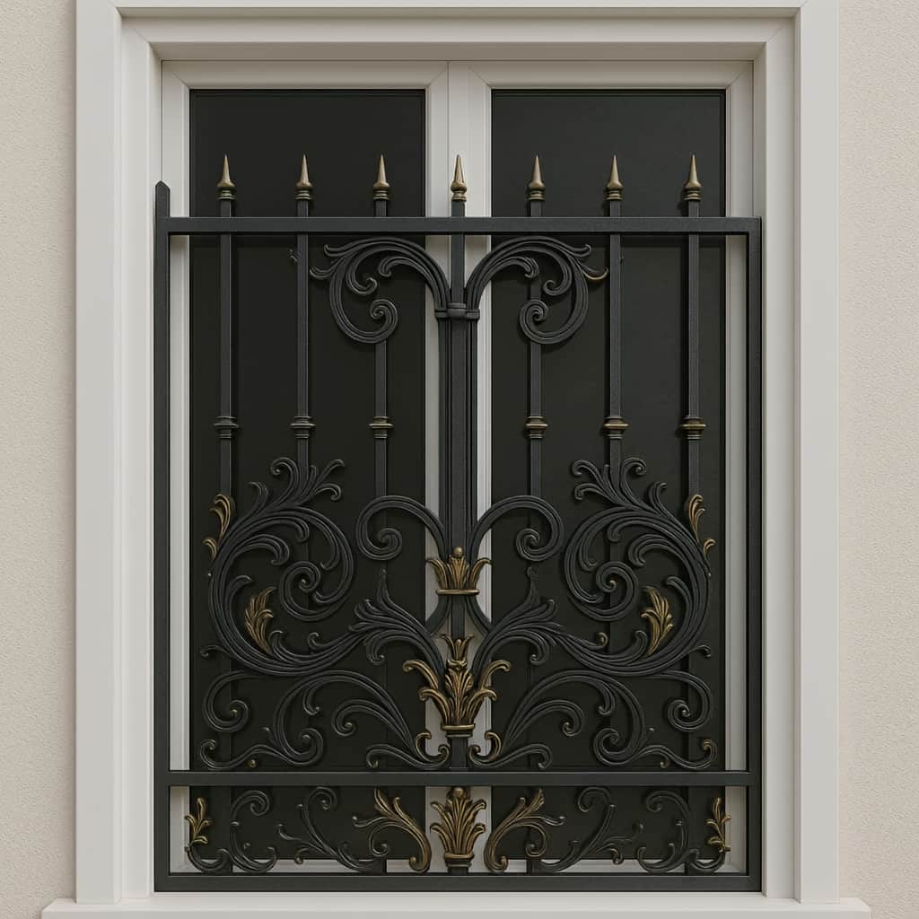 حفاظ پنجره الیزه با طراحی شاهانه