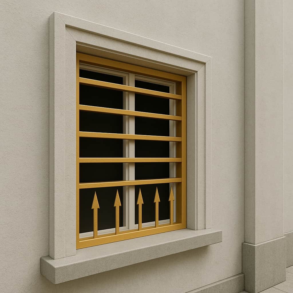 حفاظ پنجره تیغدار خرید