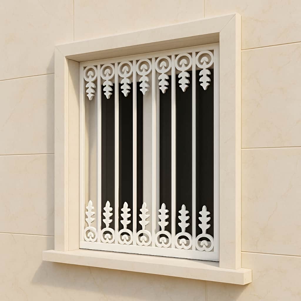 حفاظ پنجره قندیل دار ویلایی نصب