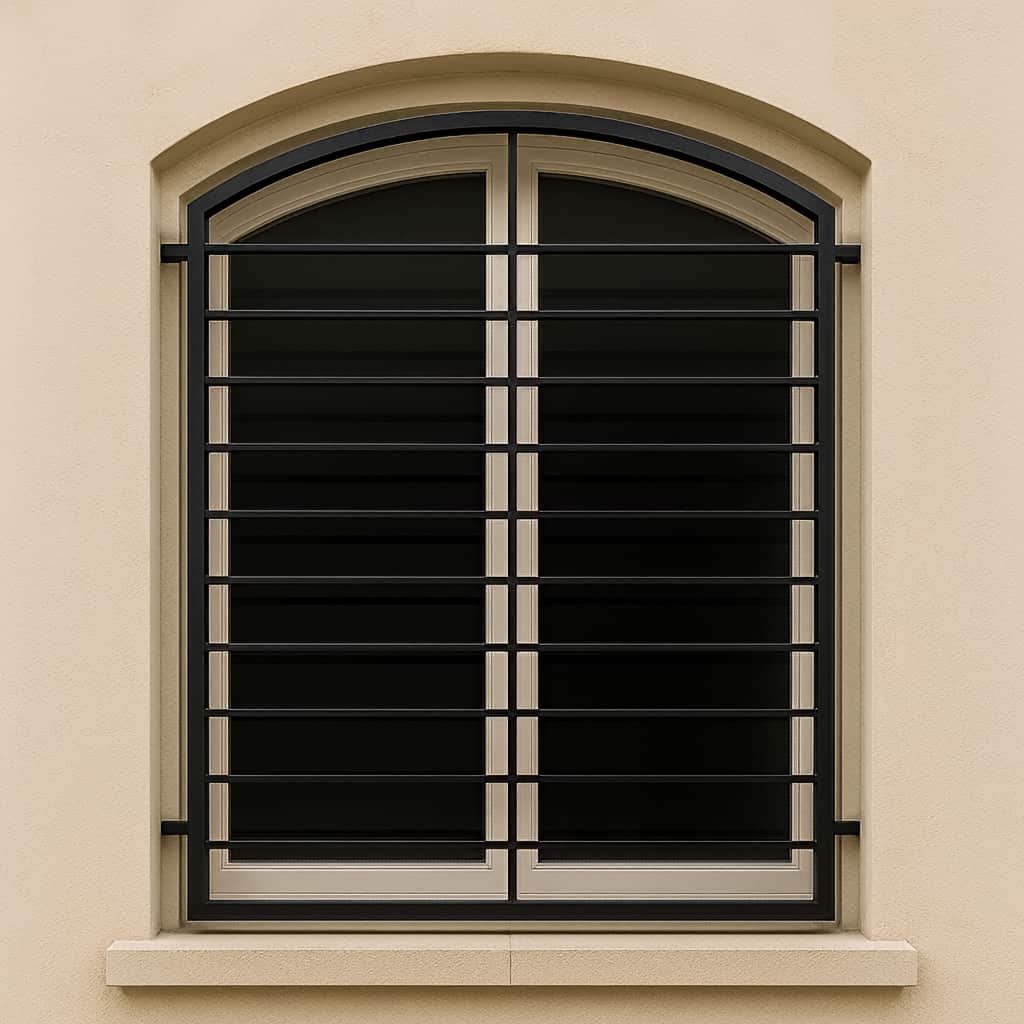 حفاظ پنجره ساده قوس دار سفارش آنلاین