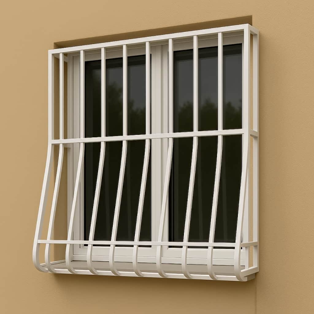 حفاظ پنجره سبدی ارکیده با جاگلدانی قیمت