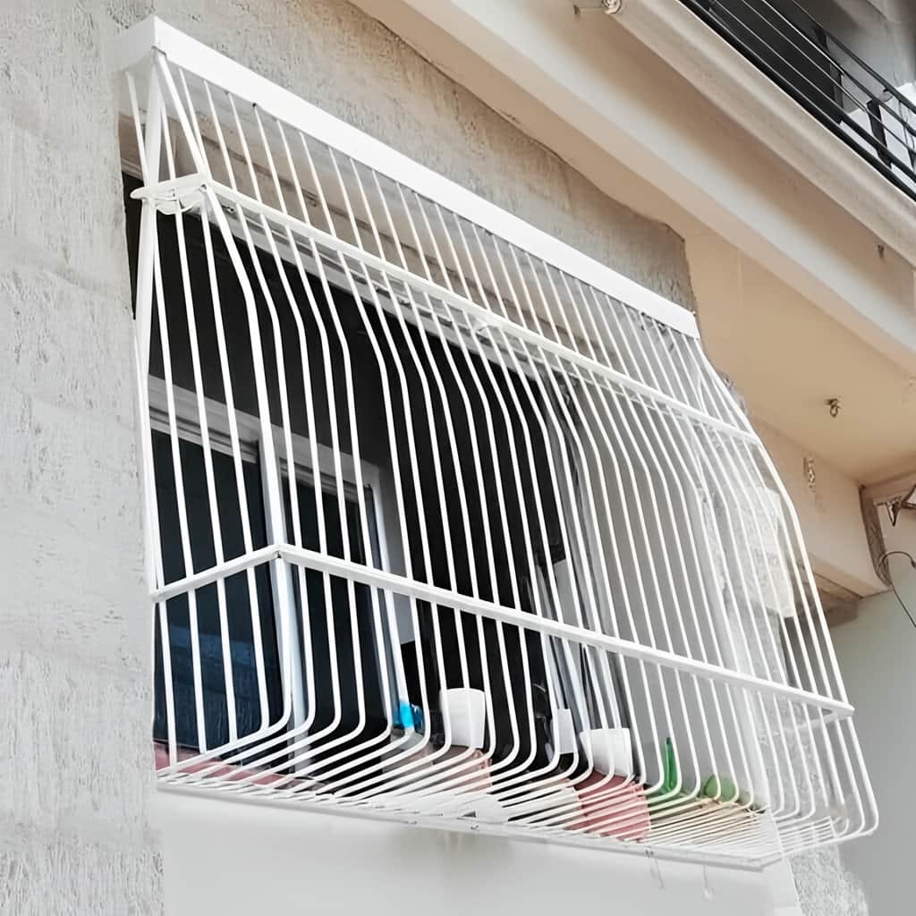 حفاظ پنجره سبدی ارکیده با جاگلدانی استعلام قیمت