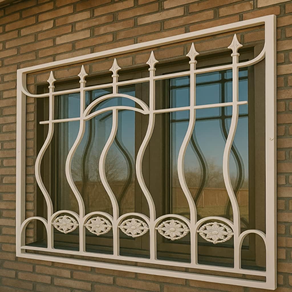 حفاظ پنجره موج سرنیزه دار فروش