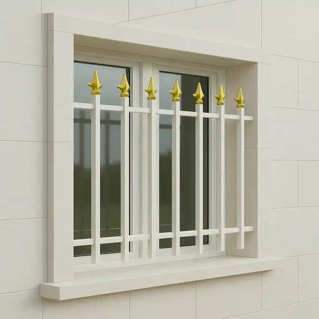 حفاظ پنجره نیزه دار ساده نصب