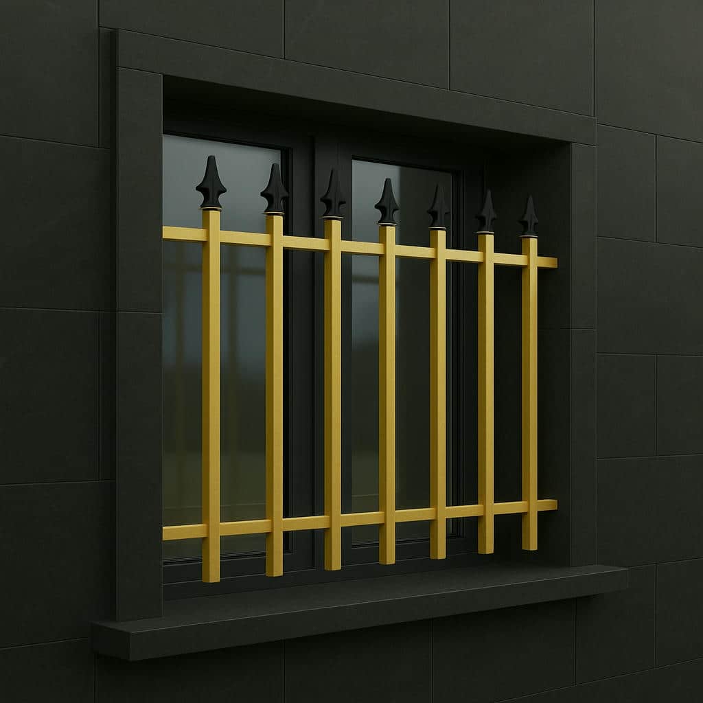 حفاظ پنجره نیزه دار ساده ساخت