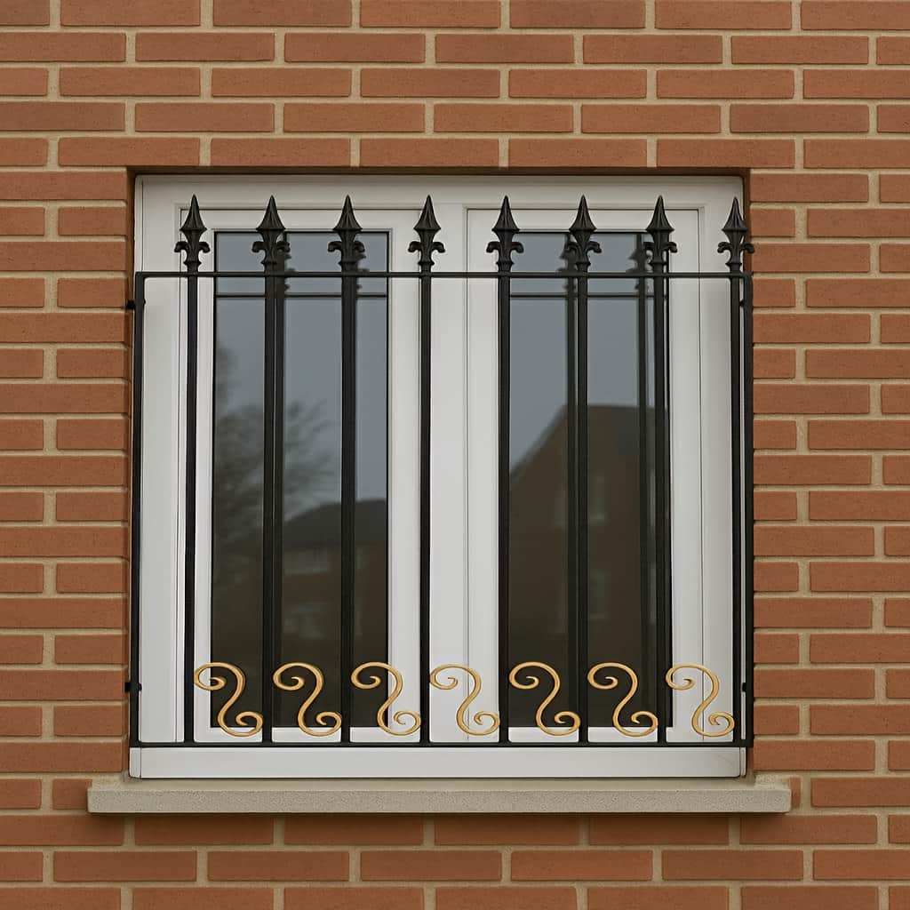 حفاظ پنجره نیزه مارپیچ نصب