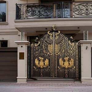 درب فلزی باکینگهام فرفورژه لوکس