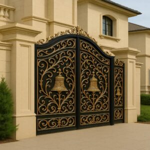 درب فلزی زنگوله کلاسیک ویلا