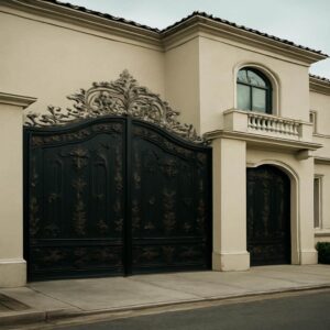 درب فلزی غنچه لوکس باغ