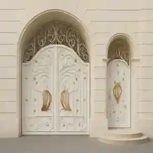 درب فلزی پروانه لوکس مدرن