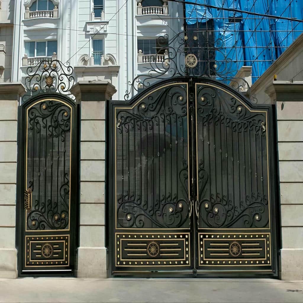 خرید درب فرفورژه فلزی شیک