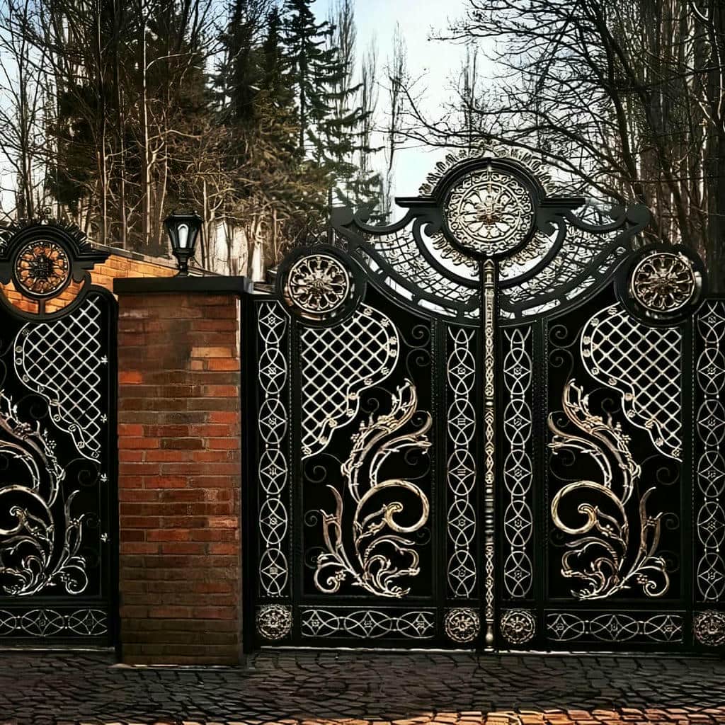 درب فلزی لوکس مدرن ویلایی