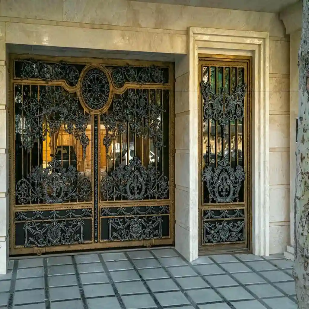 قیمت درب حیاط آهنی مناسب ویلا