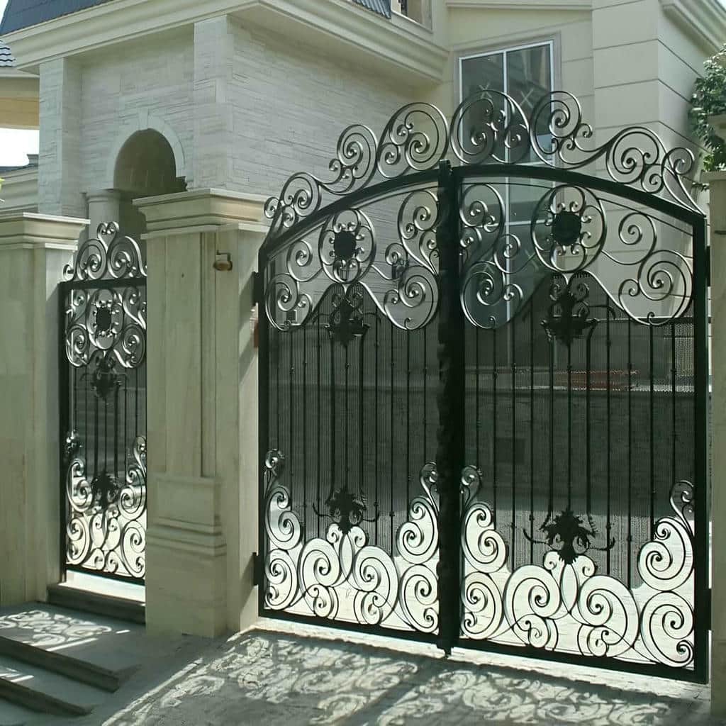 قیمت درب حیاط آهنی جدید و ارزان ویلایی