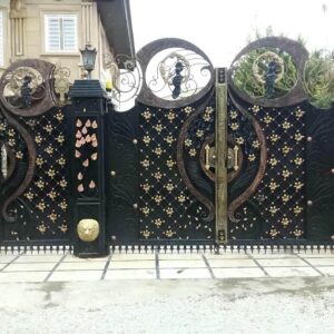 درب حیاط آهنی جدید و ارزان