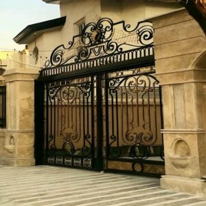 ساخت درب حیاط ورودی ویلایی لوکس