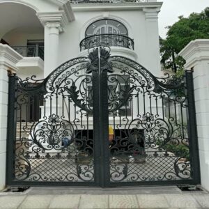 خرید درب آهنی ورودی ساختمان شیک