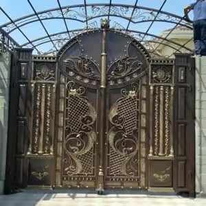 خرید درب پارکینگ فرفورژه شیک