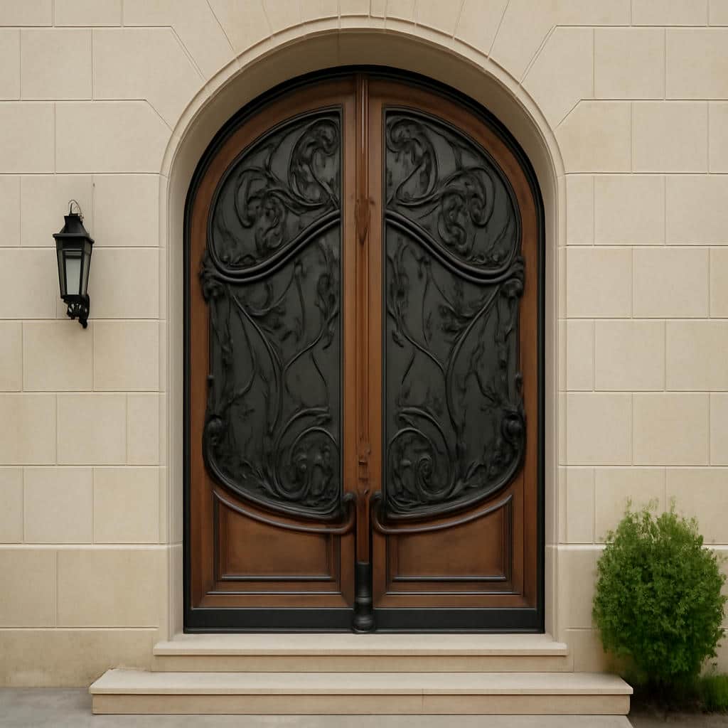 قیمت درب فلزی آرت نوا با رنگ کوره ای