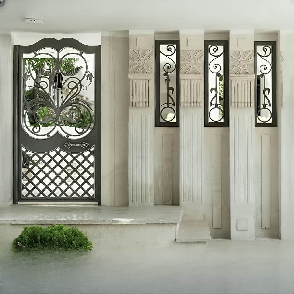 خرید و قیمت درب فلزی ارغوان لاکچری