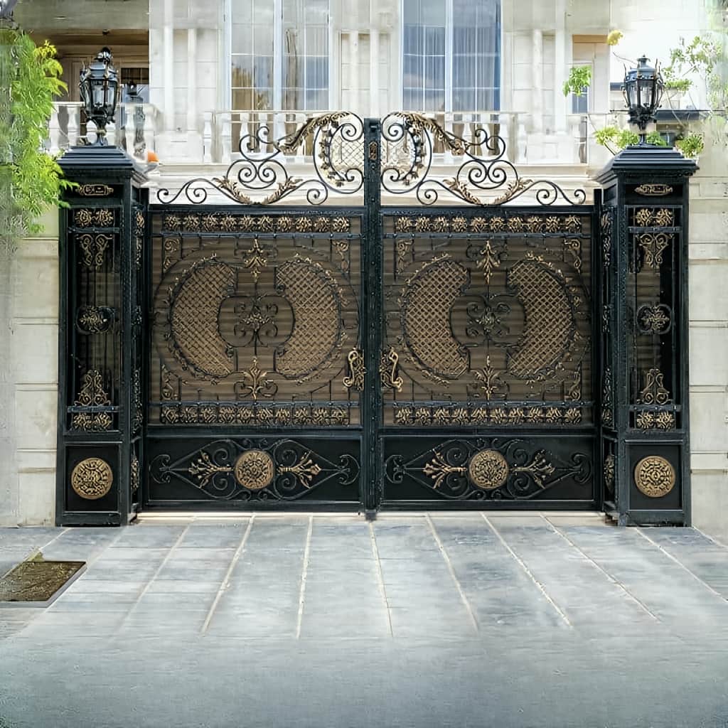 قیمت درب فلزی ارکیده با رنگ کوره ای