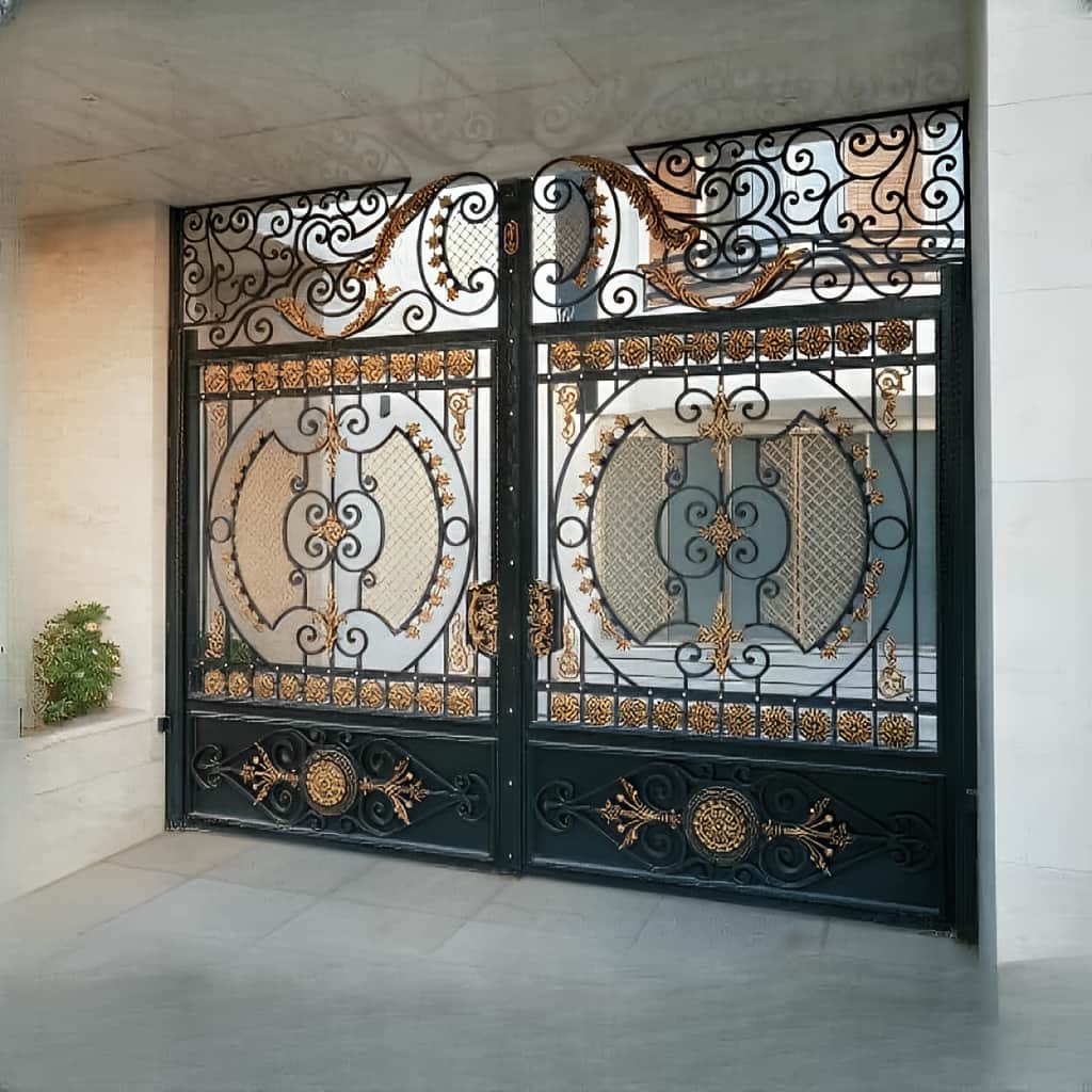 قیمت درب فلزی ارکیده فرفورژه شیک