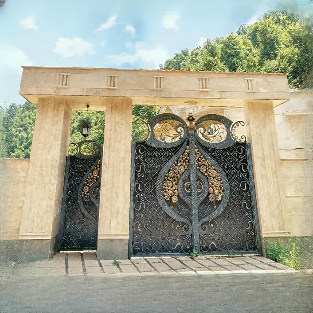 کارخانه تولید درب فلزی دسته گل دست ساز