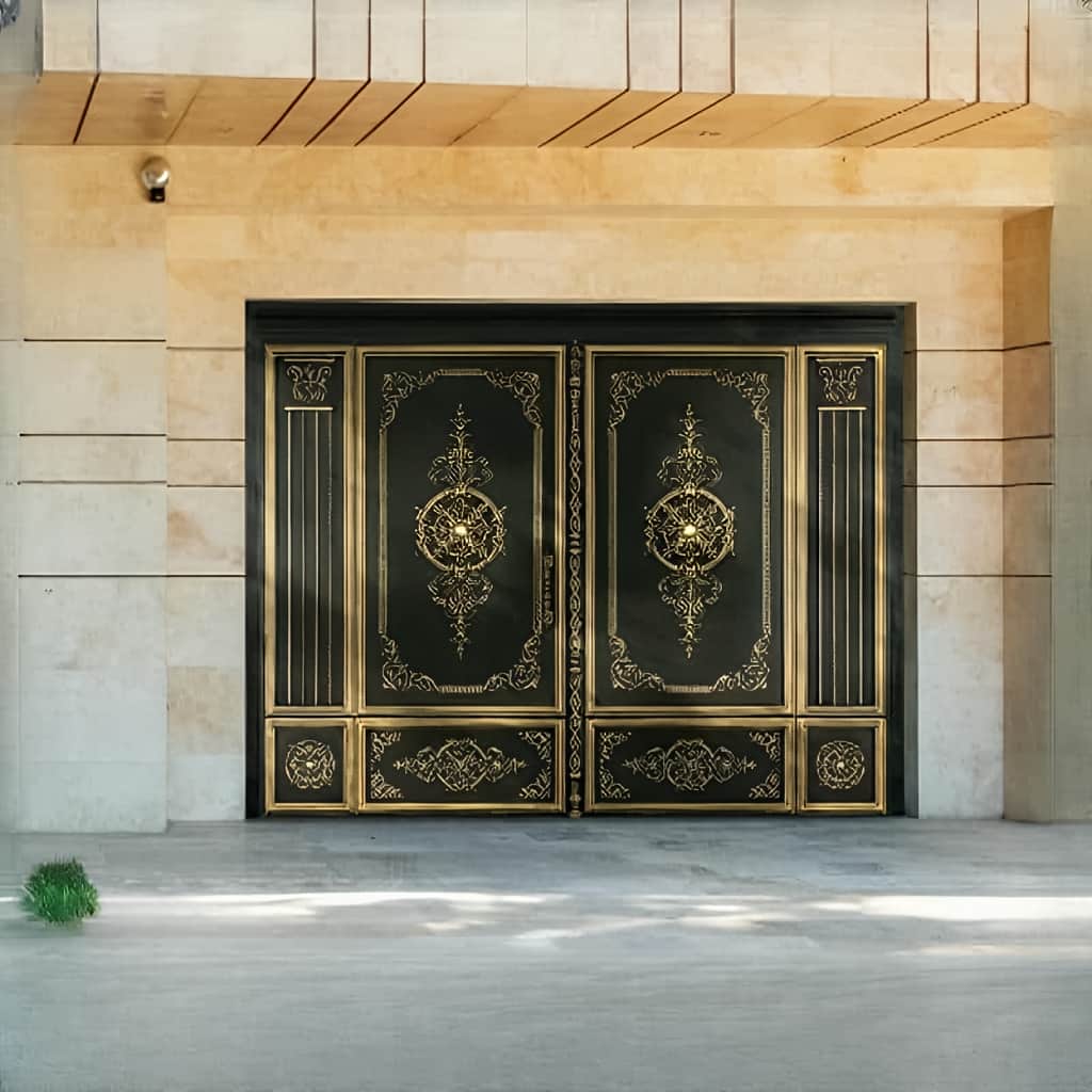 خرید درب فلزی صدفی رنگ کوره ای