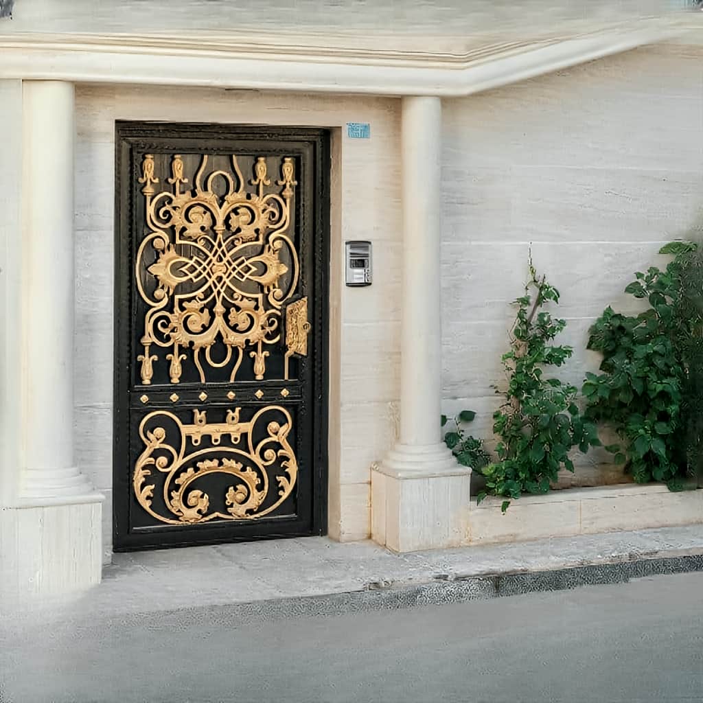 خرید درب فلزی لاله دو لنگه