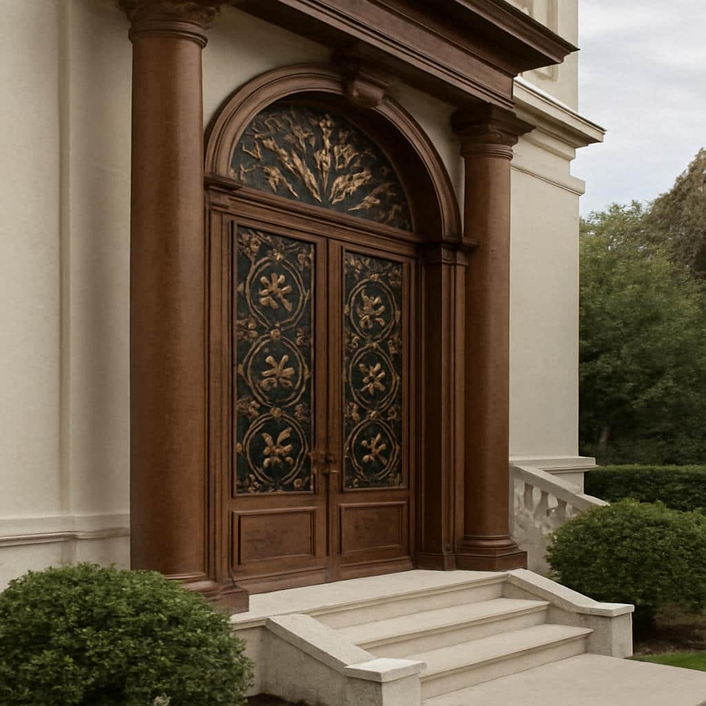 خرید و قیمت درب فلزی لوکس برلیان فرفورژه