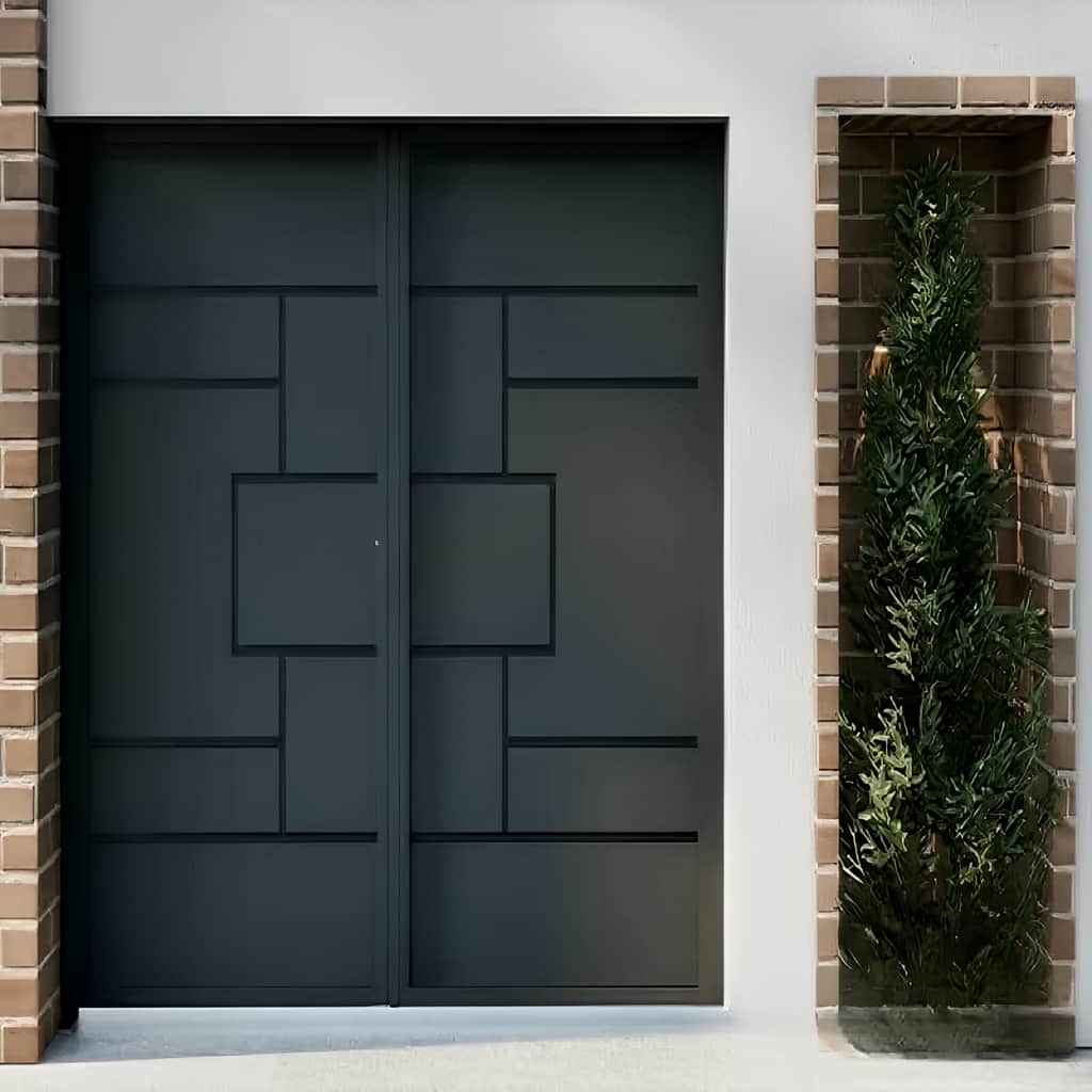 خرید و قیمت درب مدرن دیلایت مستطیل مدرن