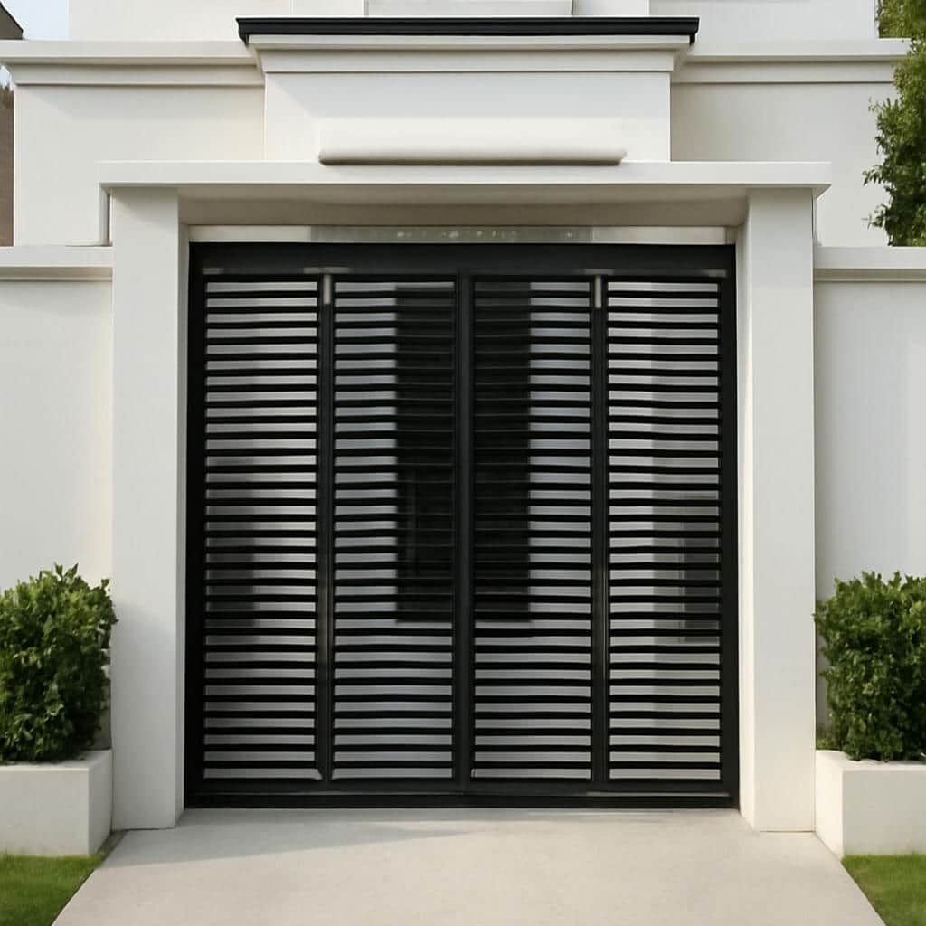 نصب درب مدرن لاینورا ورودی ویلا