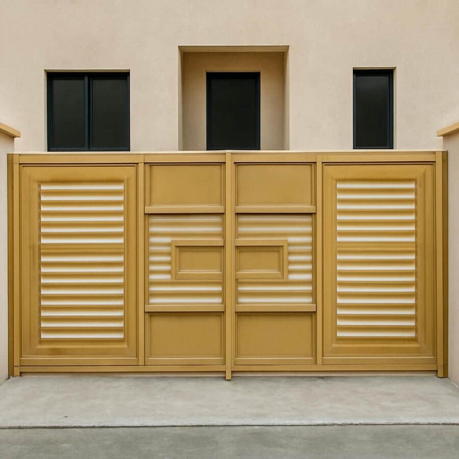 درب مدرن لیلاک نمای مینیمال