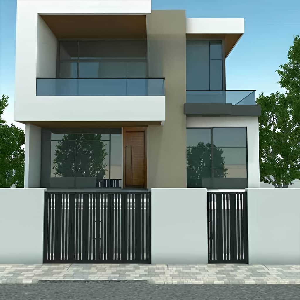 خرید درب مدرن ویولا برای ورودی ویلا