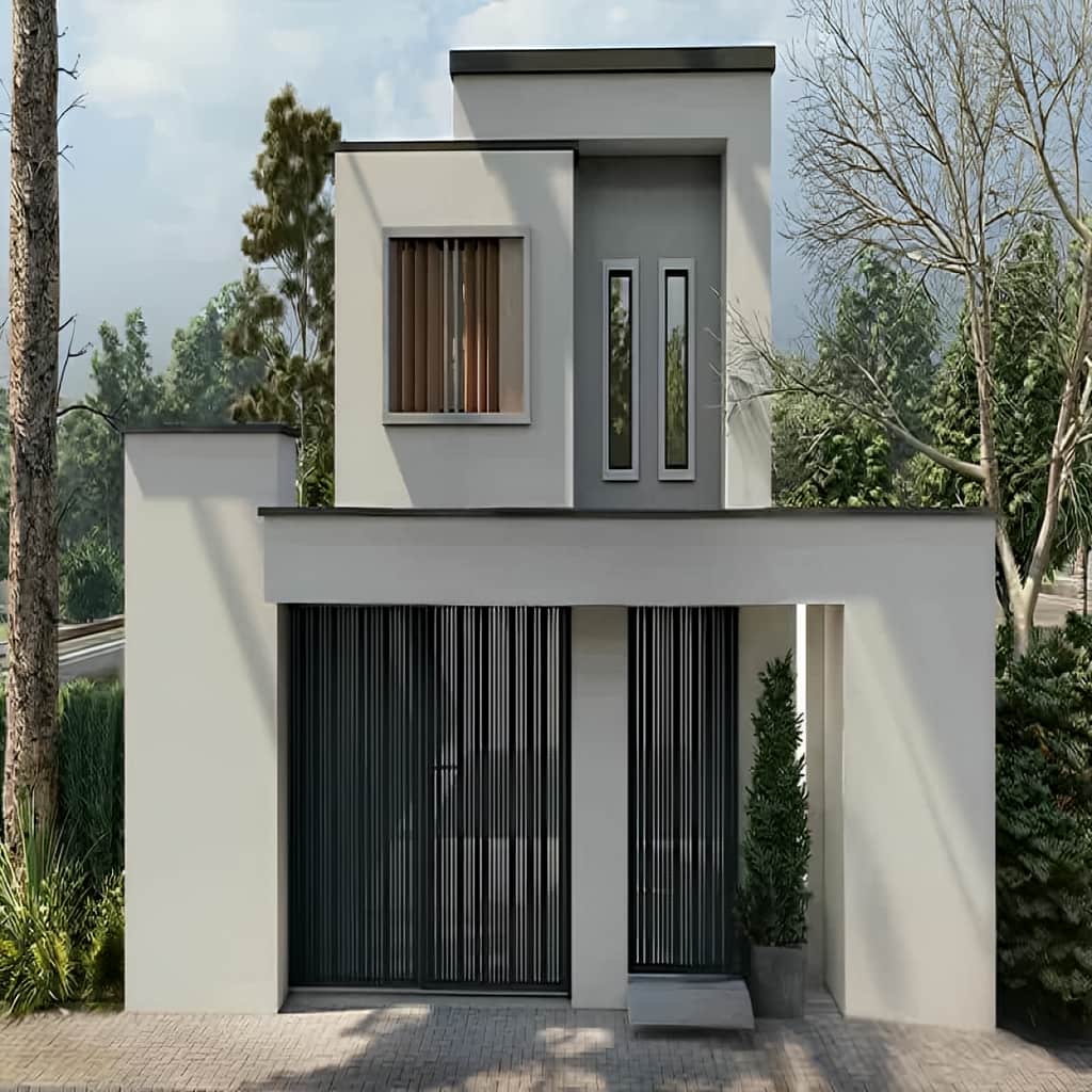 نصب درب مدرن پلازا پارکینگ مدرن