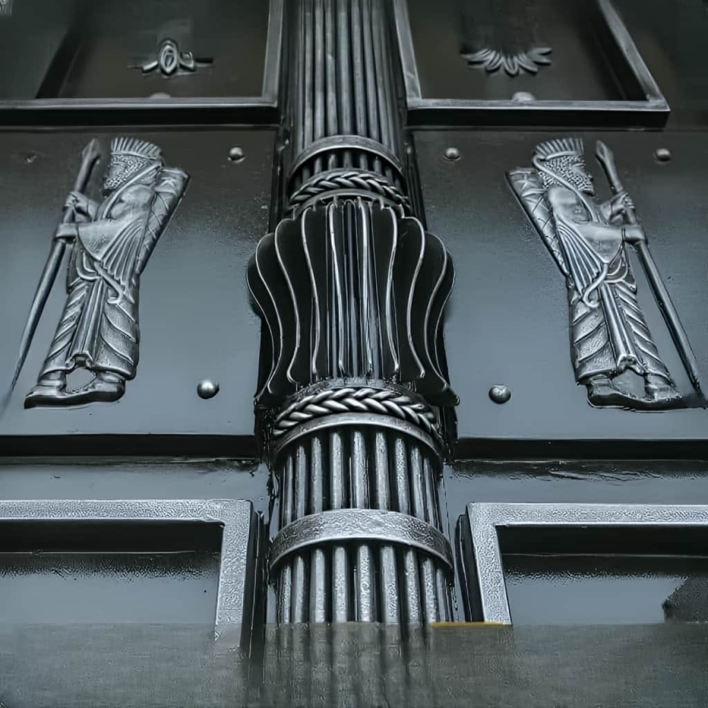 درب فلزی هخامنشی کلاسیک لوکس