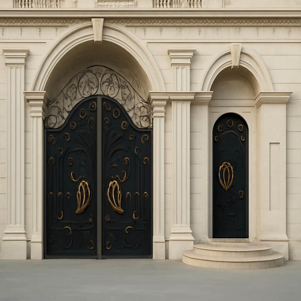 قیمت درب فلزی پروانه مناسب ویلا