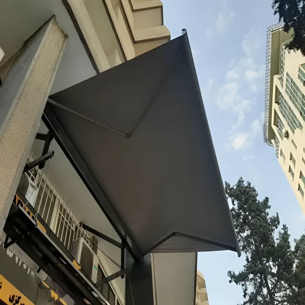 خرید سایبان برقی بازویی اتوماتیک اجرایی در قائمشهر