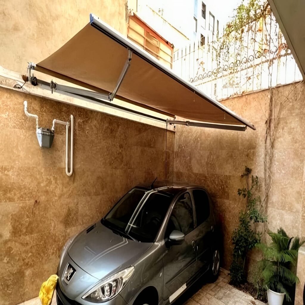 خرید سایبان برقی بازویی اتوماتیک سایبان اتوماتیک در ایلام