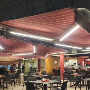 سایبان برقی بازویی اتوماتیک در آبسرد