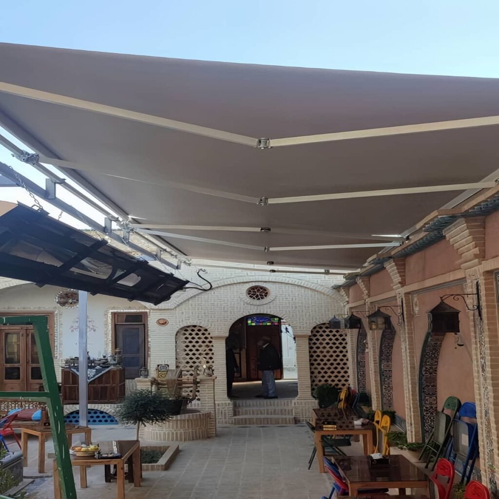 قیمت سایبان برقی بازویی اتوماتیک فضای بیرونی در سیرجان