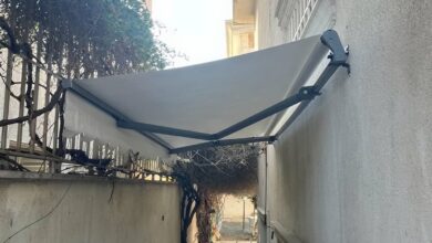 سایبان برقی بازویی اتوماتیک در لواسان
